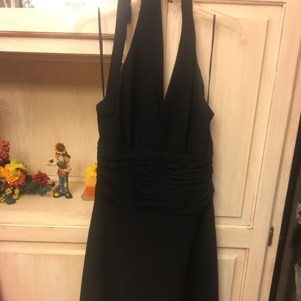 Size 14 black halter dress